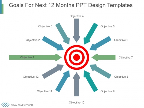 Goals For Next 12 Months Ppt Design Templates Goals For Next 12 Months Ppt Design Templates