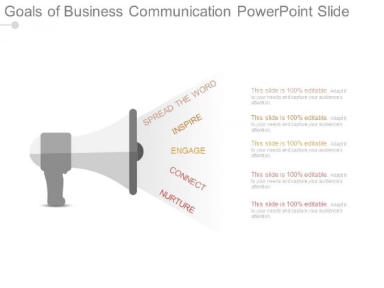 Goals Of Business Communication Powerpoint Slide Goals Of Business Communication Powerpoint Slide