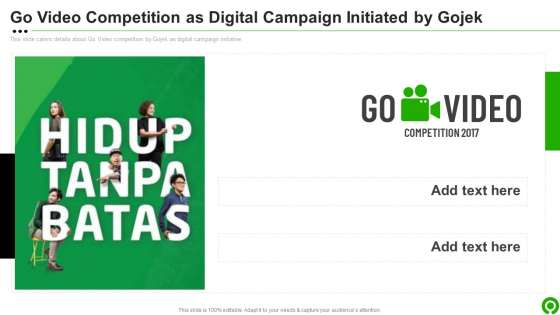 Gojek Investor Capital Financing Pitch Deck Go Video Competition As Digital Campaign Initiated By Gojek Mockup PDF Gojek Investor Capital Financing Pitch Deck Go Video Competition As Digital Campaign Initiated By Gojek Mockup PDF