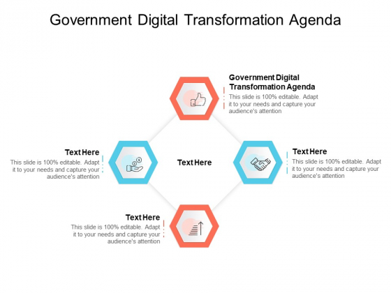 Government Digital Transformation Agenda Ppt PowerPoint Presentation Inspiration Introduction Cpb