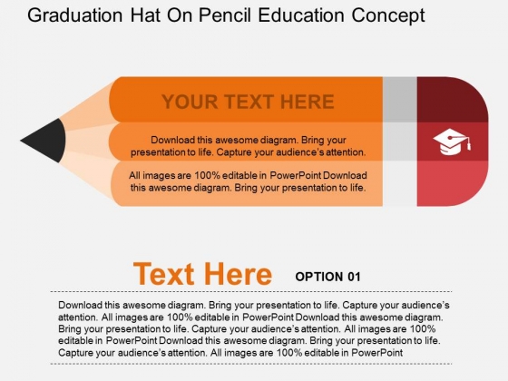 Graduation Hat On Pencil Education Concept Powerpoint Templates Graduation Hat On Pencil Education Concept Powerpoint Templates