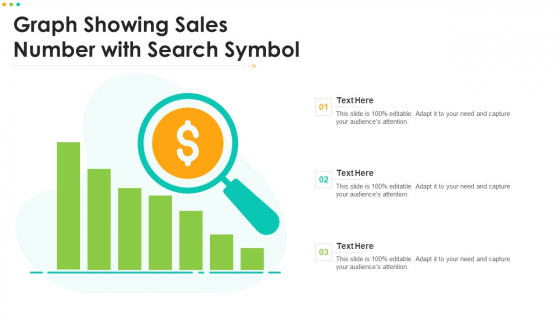 Graph Showing Sales Number With Search Symbol Professional PDF Graph Showing Sales Number With Search Symbol Professional PDF