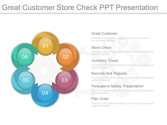 Great Customer Store Check Ppt Presentation Great Customer Store Check Ppt Presentation