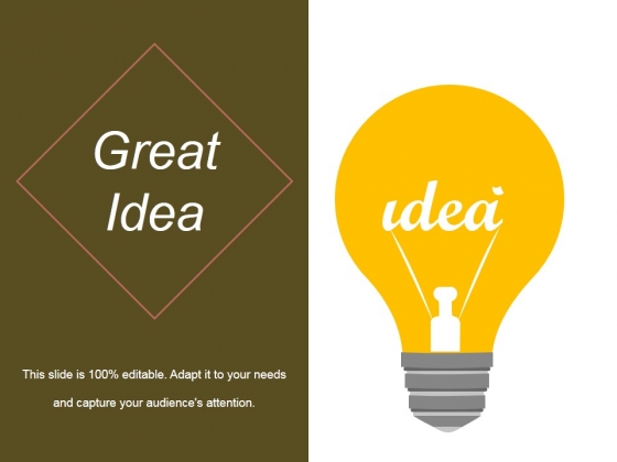 Great Idea Ppt PowerPoint Presentation Tips Great Idea Ppt PowerPoint Presentation Tips