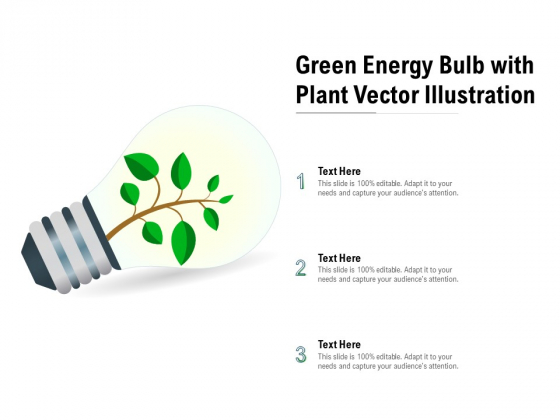 Green Energy Bulb With Plant Vector Illustration Ppt PowerPoint Presentation Icon Templates Green Energy Bulb With Plant Vector Illustration Ppt PowerPoint Presentation Icon Templates