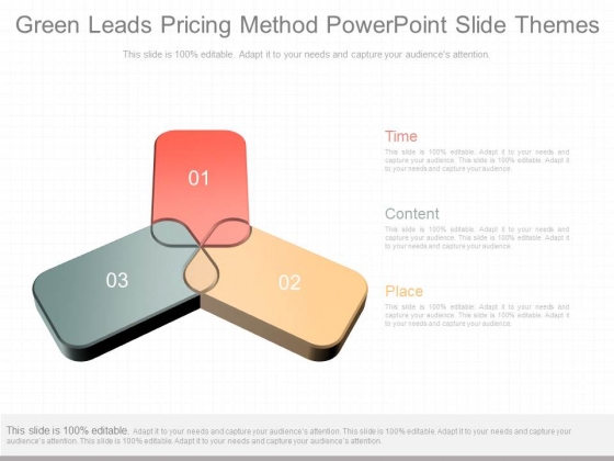 Green Leads Pricing Method Powerpoint Slide Themes Green Leads Pricing Method Powerpoint Slide Themes