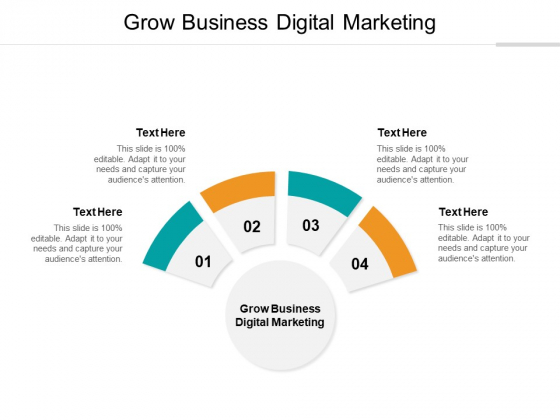 Grow Business Digital Marketing Ppt PowerPoint Presentation Show Smartart Cpb