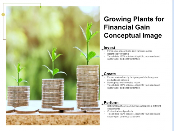 Growing Plants For Financial Gain Conceptual Image Ppt PowerPoint Presentation Model Display Growing Plants For Financial Gain Conceptual Image Ppt PowerPoint Presentation Model Display