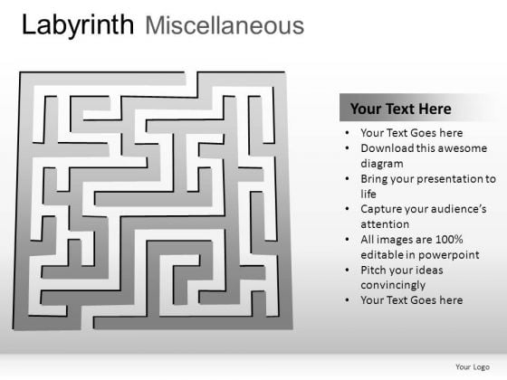 Game Labyrinth Miscellaneous PowerPoint Slides And Ppt Diagram Templates