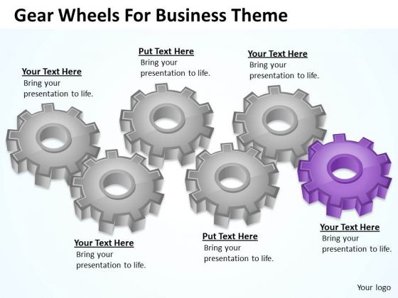 Gear Wheels For Business Theme Ppt Action Plan PowerPoint Slides