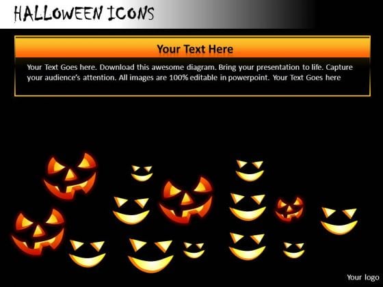 Ghost Halloween Icons PowerPoint Slides And Ppt Diagram Templates