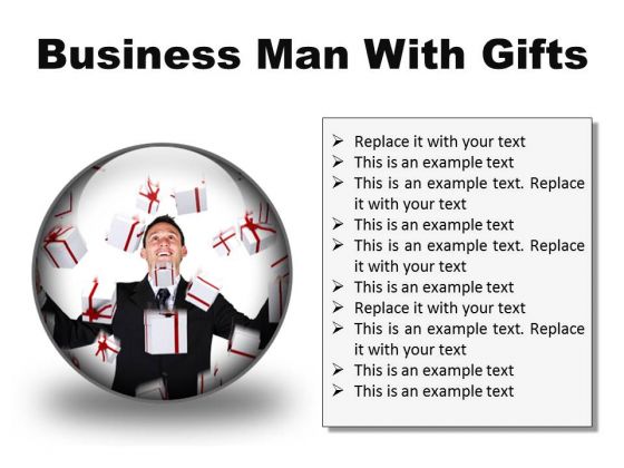Gifts Man Business PowerPoint Presentation Slides C Gifts Man Business PowerPoint Presentation Slides C