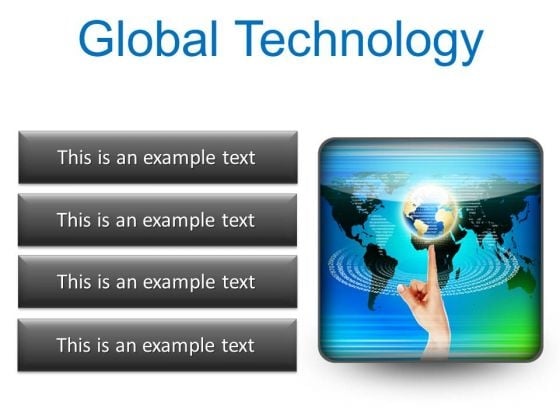 Global Technology Globe PowerPoint Presentation Slides S Global Technology Globe PowerPoint Presentation Slides S