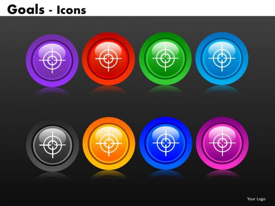 Goals Sights Icons PowerPoint Slides Goals Sights Icons PowerPoint Slides