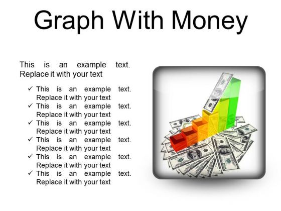 Graph With Money Business PowerPoint Presentation Slides S Graph With Money Business PowerPoint Presentation Slides S