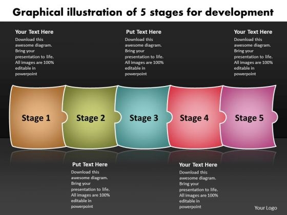 Graphical Illustration Of 5 Stages For Development Flowchart Examples PowerPoint Templates Graphical Illustration Of 5 Stages For Development Flowchart Examples PowerPoint Templates