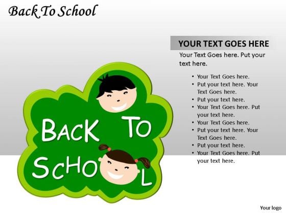 Green Kids Back To School PowerPoint Slides And Ppt Diagram Templates Green Kids Back To School PowerPoint Slides And Ppt Diagram Templates