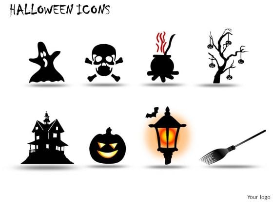 Group Halloween Icons PowerPoint Slides And Ppt Diagram Templates