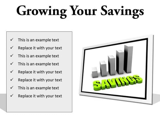 Growing Your Savings Future PowerPoint Presentation Slides F Growing Your Savings Future PowerPoint Presentation Slides F