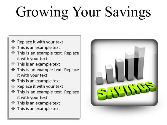 Growing Your Savings Future PowerPoint Presentation Slides S Growing Your Savings Future PowerPoint Presentation Slides S