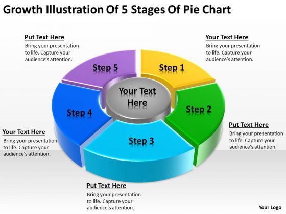 Growth Illustration Of 5 Stages Pie Chart Business Plan Template PowerPoint Templates Growth Illustration Of 5 Stages Pie Chart Business Plan Template PowerPoint Templates
