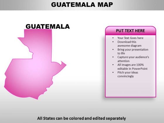 guatemala powerpoint maps powerpoint templates guatemala power point