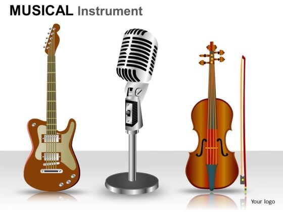Guitar Violin PowerPoint Slides And Ppt Diagram Templates