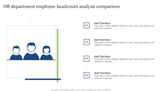 HR Department Employee Headcount Analysis Comparison Ppt PowerPoint Presentation Pictures Rules PDF