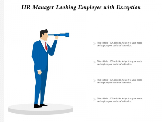 HR Manager Looking Employee With Exception Ppt PowerPoint Presentation Gallery Demonstration PDF HR Manager Looking Employee With Exception Ppt PowerPoint Presentation Gallery Demonstration PDF
