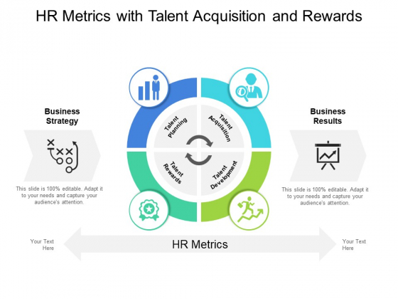 HR Metrics With Talent Acquisition And Rewards Ppt PowerPoint Presentation Layouts Show PDF