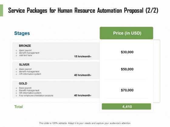 HR Process Automation Service Packages For Human Resource Automation Proposal Brochure PDF HR Process Automation Service Packages For Human Resource Automation Proposal Brochure PDF