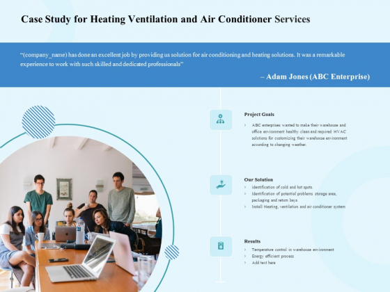 HVAC Case Study For Heating Ventilation And Air Conditioner Services Ppt Model Format Ideas PDF HVAC Case Study For Heating Ventilation And Air Conditioner Services Ppt Model Format Ideas PDF