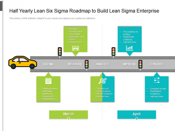 Half Yearly Lean Six Sigma Roadmap To Build Lean Sigma Enterprise Ideas Half Yearly Lean Six Sigma Roadmap To Build Lean Sigma Enterprise Ideas