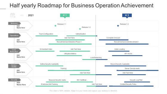 Half Yearly Roadmap For Business Operation Achievement Background Half Yearly Roadmap For Business Operation Achievement Background