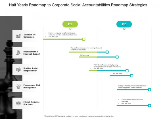 Half Yearly Roadmap To Corporate Social Accountabilities Roadmap Strategies Designs Half Yearly Roadmap To Corporate Social Accountabilities Roadmap Strategies Designs