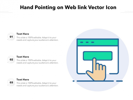 Hand Pointing On Web Link Vector Icon Ppt PowerPoint Presentation Professional Graphic Images PDF
