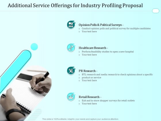 Handling Industry Analysis Additional Service Offerings For Industry Profiling Proposal Download PDF Handling Industry Analysis Additional Service Offerings For Industry Profiling Proposal Download PDF