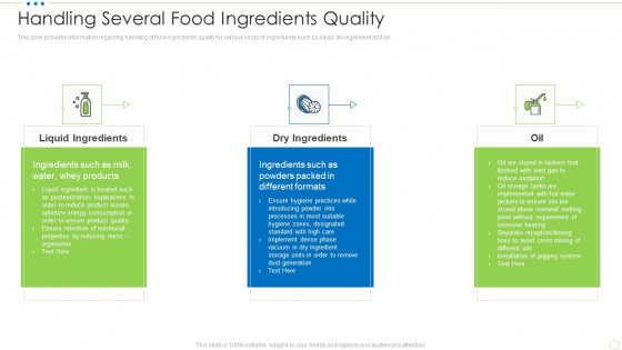 Handling Several Food Ingredients Quality Food Security Excellence Ppt Styles Template PDF Handling Several Food Ingredients Quality Food Security Excellence Ppt Styles Template PDF