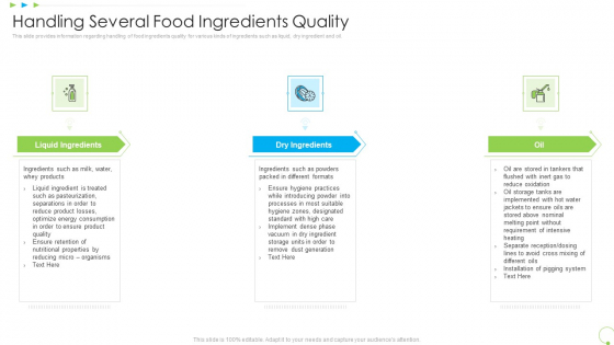 Handling Several Food Ingredients Quality Uplift Food Production Company Quality Standards Clipart PDF Handling Several Food Ingredients Quality Uplift Food Production Company Quality Standards Clipart PDF