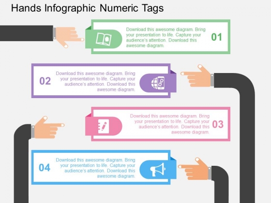 Hands Infographic Numeric Tags Powerpoint Templates Hands Infographic Numeric Tags Powerpoint Templates