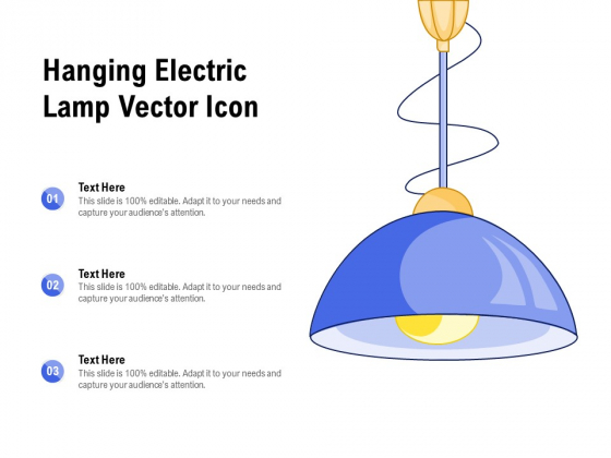 Hanging Electric Lamp Vector Icon Ppt PowerPoint Presentation Icon Model Hanging Electric Lamp Vector Icon Ppt PowerPoint Presentation Icon Model