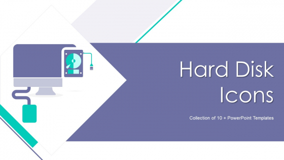 Hard Disk Drive Icon Ppt PowerPoint Presentation Complete With Slides