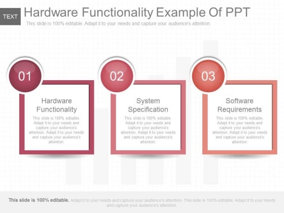 Hardware Functionality Example Of Ppt