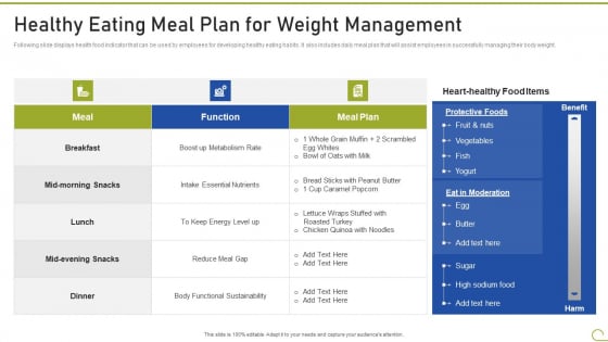 Health And Fitness Playbook Healthy Eating Meal Plan For Weight Management Icons PDF Health And Fitness Playbook Healthy Eating Meal Plan For Weight Management Icons PDF