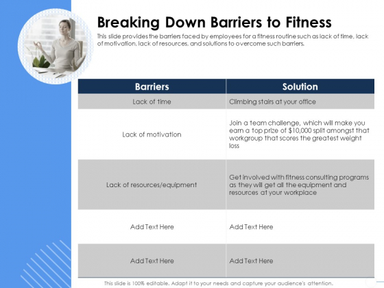 Health Breaking Down Barriers To Fitness Ppt Slides Graphics Download PDF Health Breaking Down Barriers To Fitness Ppt Slides Graphics Download PDF