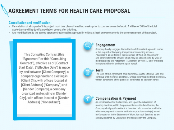 Health Care Agreement Terms For Health Care Proposal Ppt Outline Graphics Design PDF Health Care Agreement Terms For Health Care Proposal Ppt Outline Graphics Design PDF