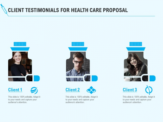 Health Care Client Testimonials For Health Care Proposal Ppt Infographics Show PDF Health Care Client Testimonials For Health Care Proposal Ppt Infographics Show PDF