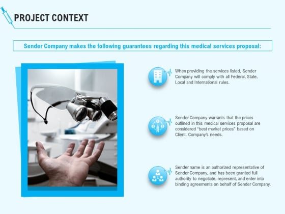 Health Care Project Context Ppt Infographics Show PDF