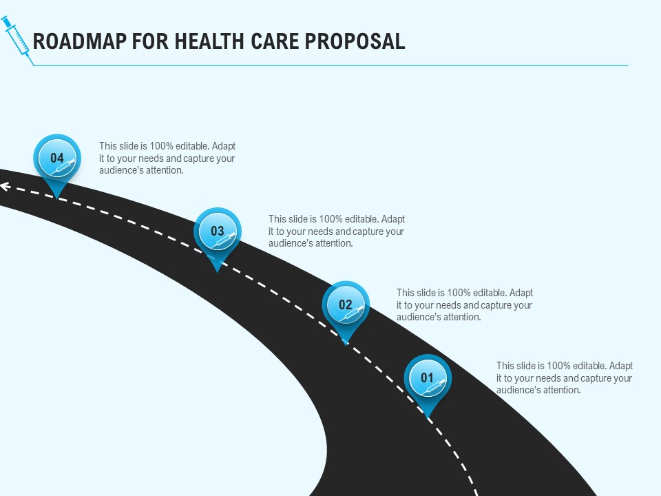 Health Care Roadmap For Health Care Proposal Ppt Layouts Background Images PDF