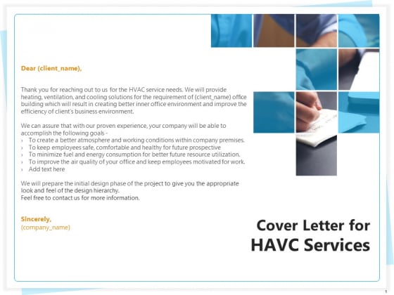 Heating Ventilation And Air Conditioning Installation Cover Letter For HAVC Services Ppt Professional Background PDF Heating Ventilation And Air Conditioning Installation Cover Letter For HAVC Services Ppt Professional Background PDF